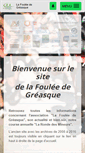 Mobile Screenshot of fouleedegreasque.fr